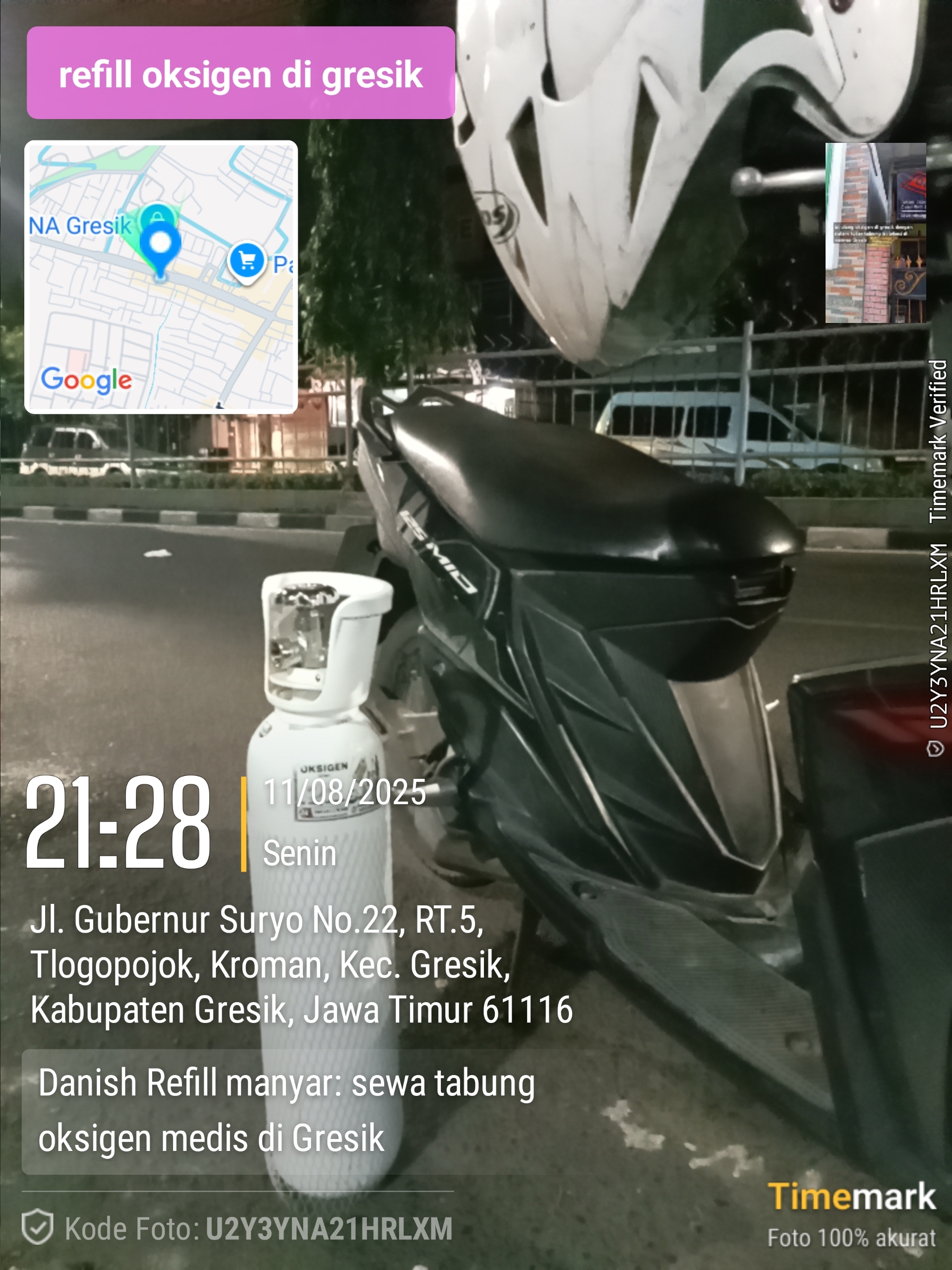 oksigen medis 1m3 Gresik