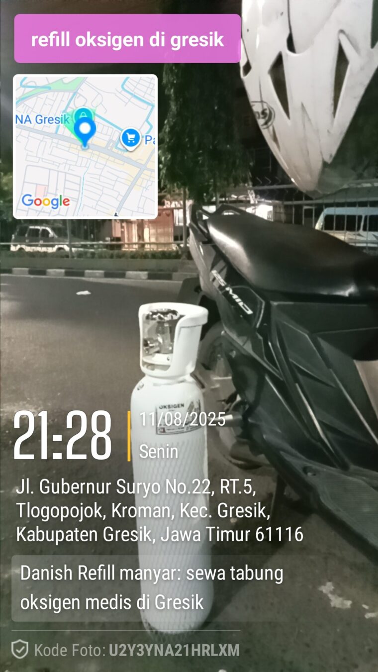 oksigen medis 1m3 Gresik